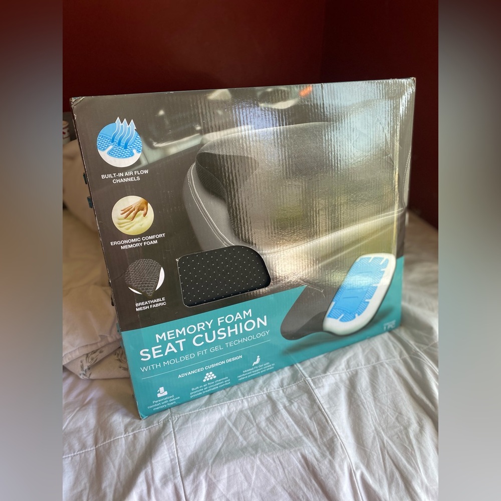 Memory Foam Seat Cushion with Molding Gel Technology